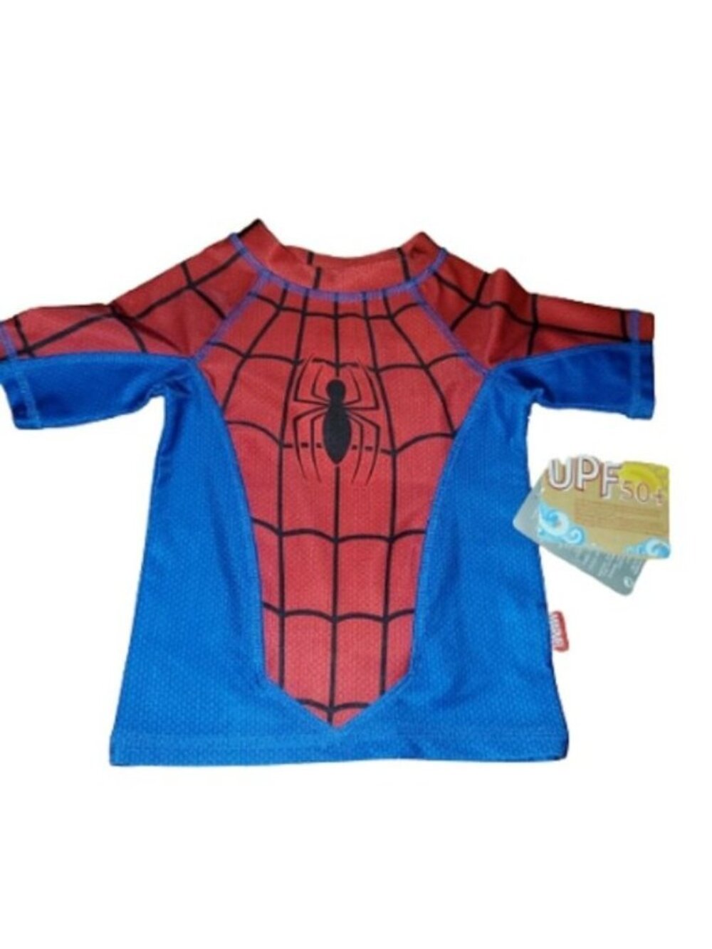 Marvel Spider-Man Rash Guard for Kids Size 2 Blue